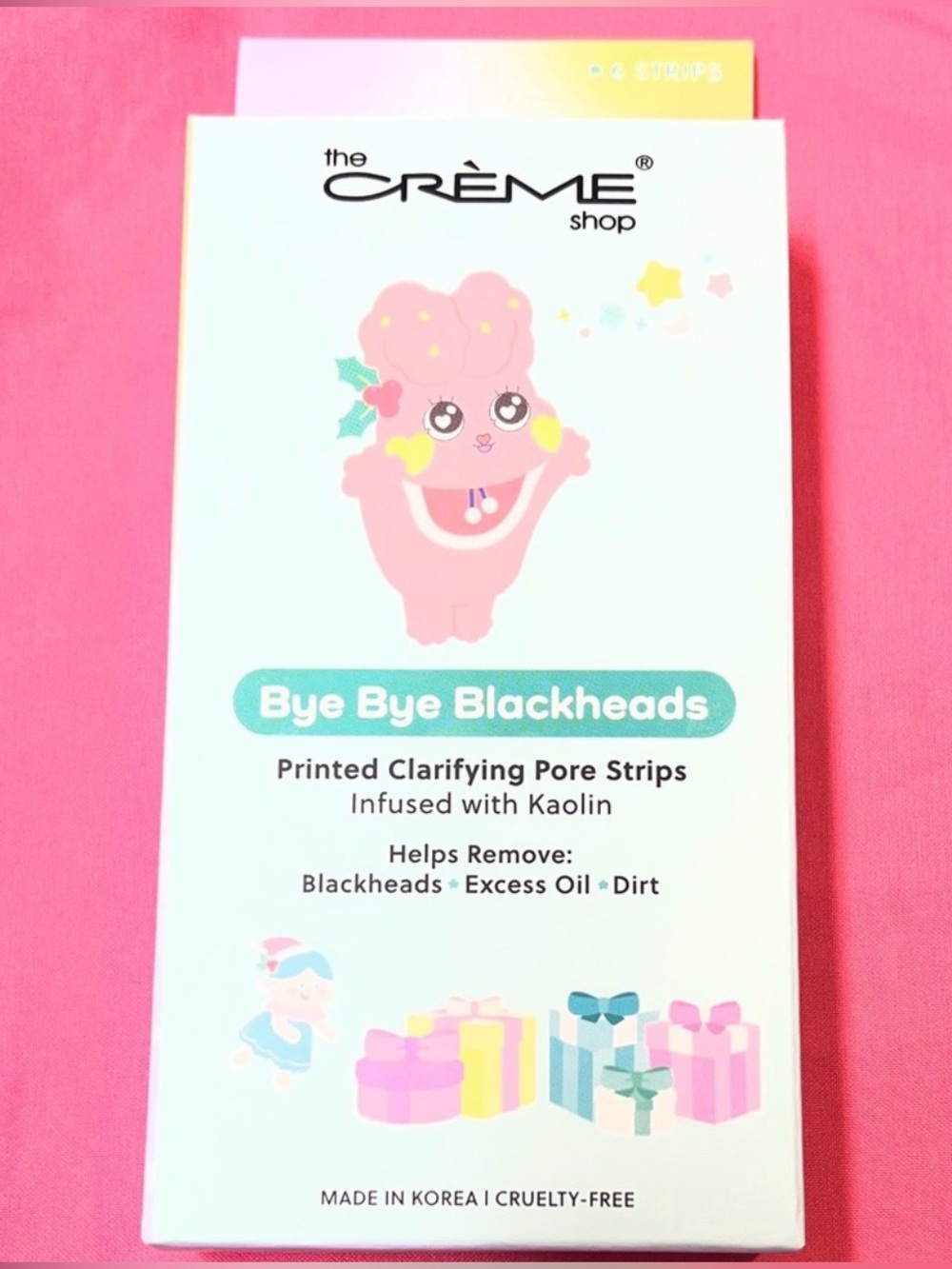 The Crème Shop Bye Bye Blackheads Printed Pore Strips